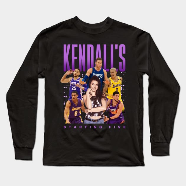 Kendall's Starting Five Long Sleeve T-Shirt by Juantamad